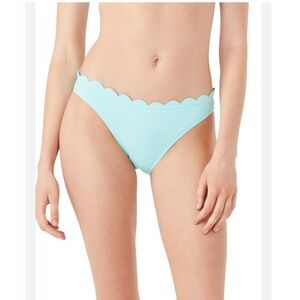 Kate Spade New York Piqued Scalloped Waist Bikini Bottom NWT